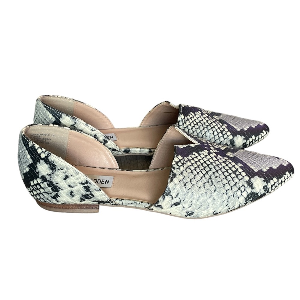 Steve Madden Snake Print Flats
